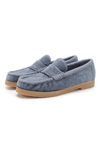 Кожаные лоферы Bromley с отделкой из овчины Stuart Weitzman