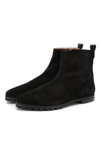 Однотонные замшевые ботинки Riley Stuart Weitzman