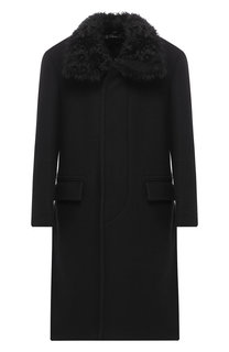 Однобортное пальто из шерсти Tom Ford