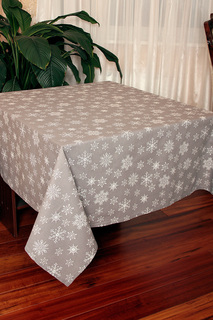 Скатерть "Снежинка" 150х180 NATUREL