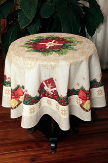 Скатерть круглая D150 NATUREL