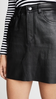 DL1961 Georgia Leather Skirt