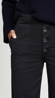 AG The Etta Workwear Wide Leg Cropped Jeans