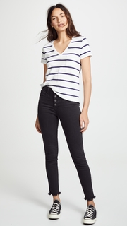 Madewell Whisper Crew Neck Striped Tee