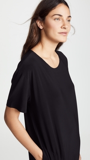 Norma Kamali Short Sleeve Dolman Jumpsuit