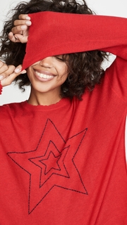 SUNDRY Star Outlined Sweater