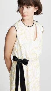 Yigal Azrouel Abstract Paisley Sleeveless Dress