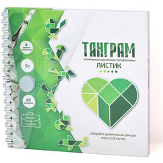 Игра магнитная головоломка Танграм "Листик", Десятое королевство