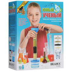 Набор для проведения опытов по очистке воды «ЮНЫЙ УЧЁНЫЙ» Bradex