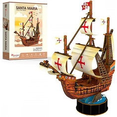 3D пазл CubicFun "Корабль Санта Мария"