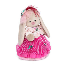 Мягкая игрушка Budi Basa Зайка Ми барышня в карамельно-розовом, 25 см