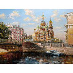 Картина по номерам Molly "Санкт- петербург" Канал Грибоедова, 40х50 см