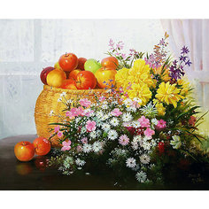 Картина по номерам Molly "Сунг Ли" Натюрморт с яблоками, 40х50 см