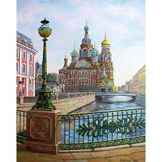 Картина по номерам Molly "Санкт- петербург" Спас на крови, 40х50 см