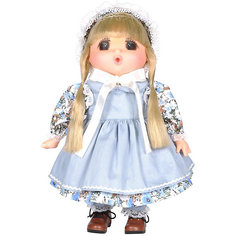 Мини-кукла Lotus "Mademoiselle GeGe" в голубом переднике, 38 см