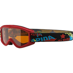 Горнолыжные очки Alpina "Carvy 2.0 SH", красные