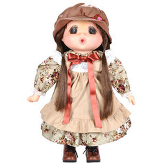 Мини-кукла Lotus "Mademoiselle GeGe" в бежевом переднике, 38 см