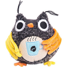 Мягкая игрушка Gulliver "Кофейная" Сова Софа, 15 см