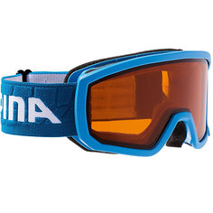 Горнолыжные очки Alpina "Scarabeo JR. DH", голубые