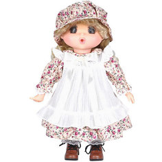 Мини-кукла Lotus "Mademoiselle GeGe" в белом переднике, 38 см