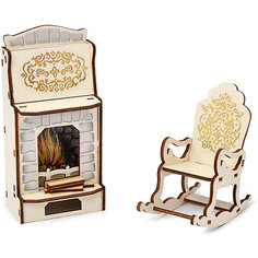 Набор мебели Одним прекрасным утром «Камин и кресло-качалка», коллекция «Барокко» ЯиГрушка