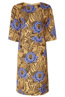 Платье с цветочным узором Dries Van Noten