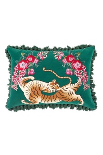 Диванная подушка с вышитым тигром Gucci