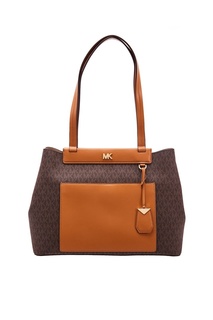 Текстильная сумка с монограммами Meredith Michael Michael Kors