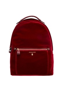 Бордовый кожаный рюкзак Nylon Kelsey Michael Michael Kors