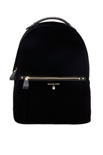 Черный бархатный рюкзак Nylon Kelsey Michael Michael Kors