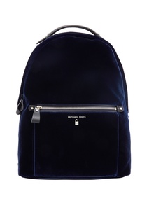 Синий бархатный рюкзак Nylon Kelsey Michael Michael Kors