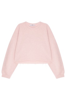 Укороченный розовый свитшот Sport Angel