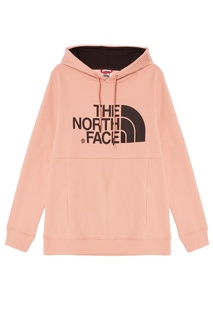 Розовое худи с логотипом The North Face