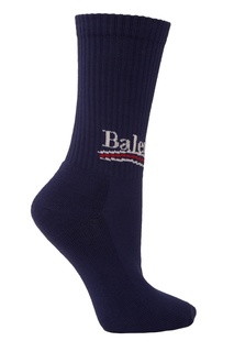 Синие носки с логотипом Balenciaga Man