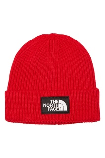 Красная шапка с логотипом The North Face