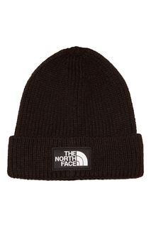 Черная шапка с логотипом The North Face