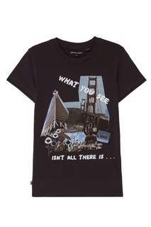Черная футболка с принтом Levi’s® Line 8 Levis®
