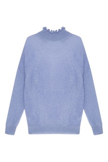 Голубой джемпер с рюшами Essentiel Antwerp