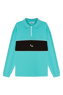 Лонгслив с воротником поло