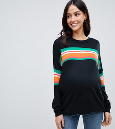 Джемпер с полосками ASOS DESIGN Maternity - Темно-синий