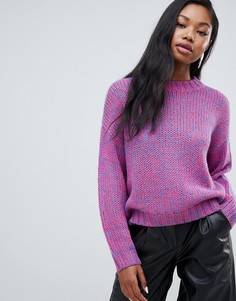Фиолетовый джемпер Bershka - Фиолетовый