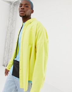 COLLUSION oversized oxford shirt in yellow - Желтый
