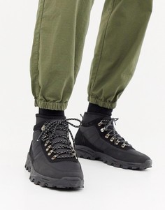 Черные фактурные ботинки ASOS DESIGN - Черный