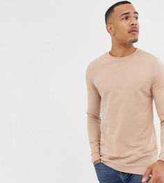 Бежевый обтягивающий свитшот ASOS DESIGN tall - Бежевый