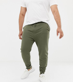 Джоггеры скинни цвета хаки ASOS DESIGN Plus - Зеленый