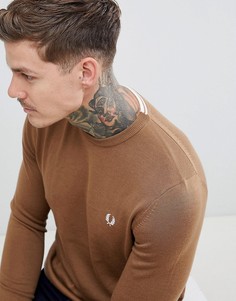 Джемпер с круглым вырезом Fred Perry - Рыжий