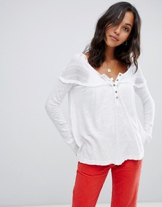 Свободный топ хенли Free People - Белый