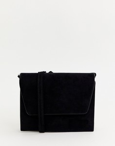 Черная сумка через плечо с кольцом Pull&Вear - Черный Pull&Bear