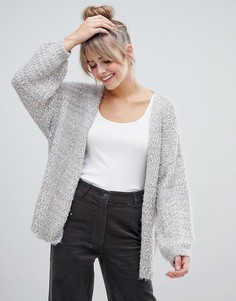 Пушистый кардиган Pull&Bear - Серый