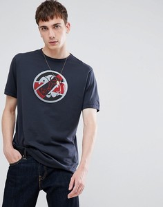 Черная футболка с логотипом Pretty Green - Черный